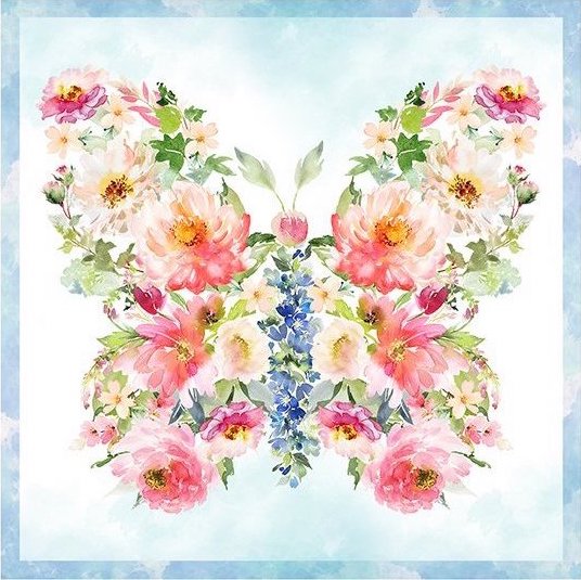Blumenschmetterling Panel - Victoria