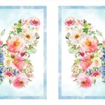 Blumenschmetterling Panel - Victoria
