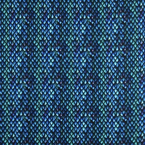 Drachen Schuppen blue