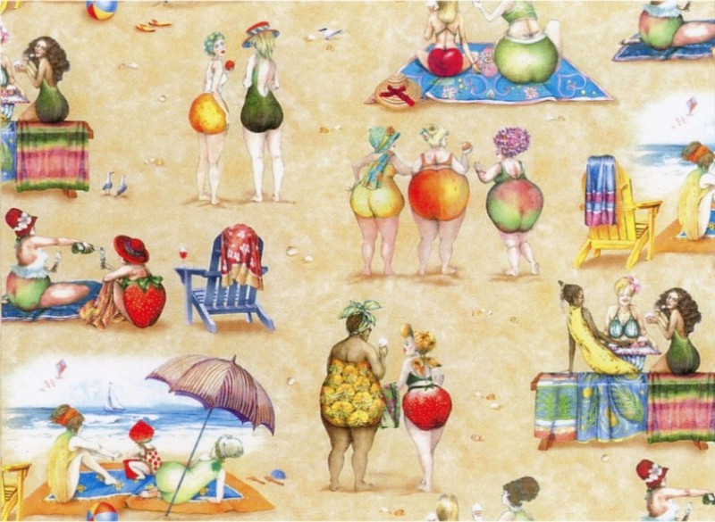 Fruit Ladies - Beach Ladies sand